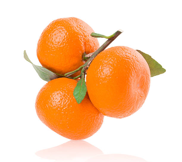 istock ripe tangerines with leaves isolated on white 470054839