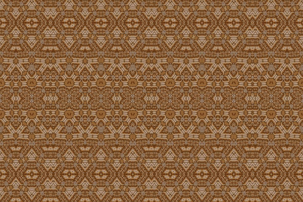 istock Carved wood wall close 470056000