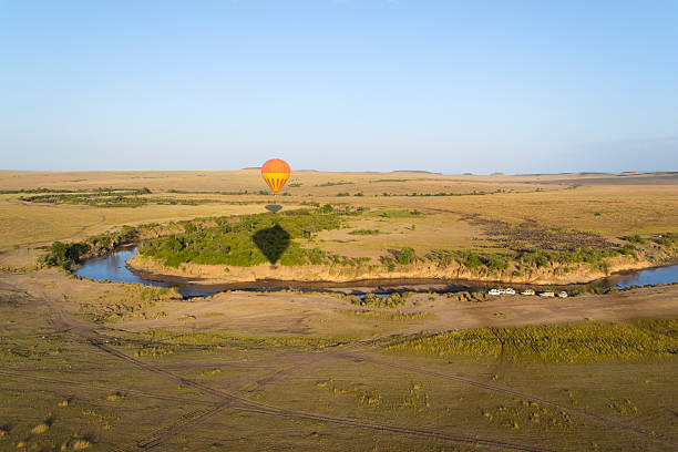 istock Balloon over savannah in Kenya 470057284