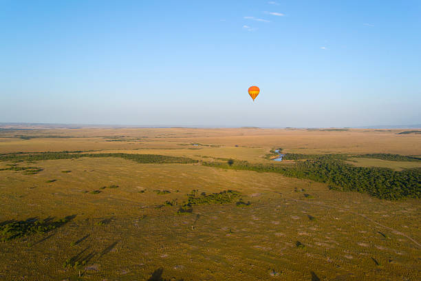 istock Balloon over savannah in Kenya 470057294