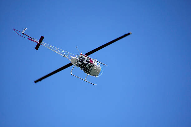 istock Bottom of Helicopter in Flight 470060912
