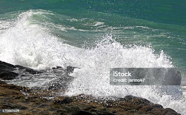 Stormy Sea At Crete Greece Stock Photo - Download Image Now - Beach, Beauty In Nature, Blue