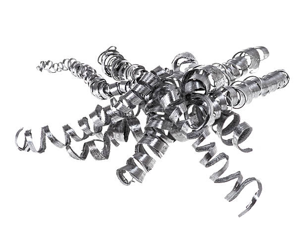 Pile of metal shavings
