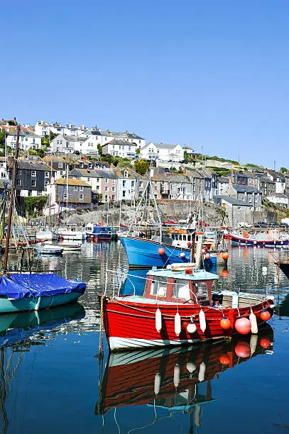 Mevagissy is a small town and fishing port in south-east Cornwall