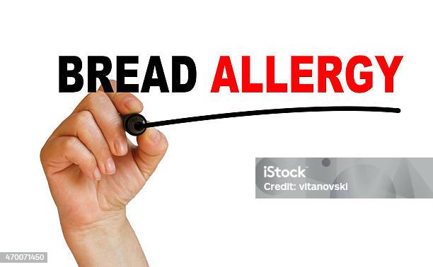 Bread Allergy Stock Photo - Download Image Now - 2015, Addict, Allergy