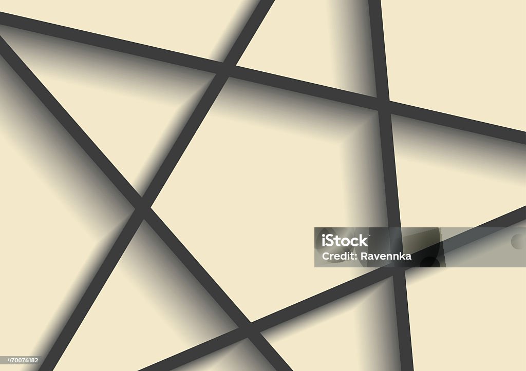 Star unusual background Background with star with long shadow for infographic or any other use 2015 stock illustration