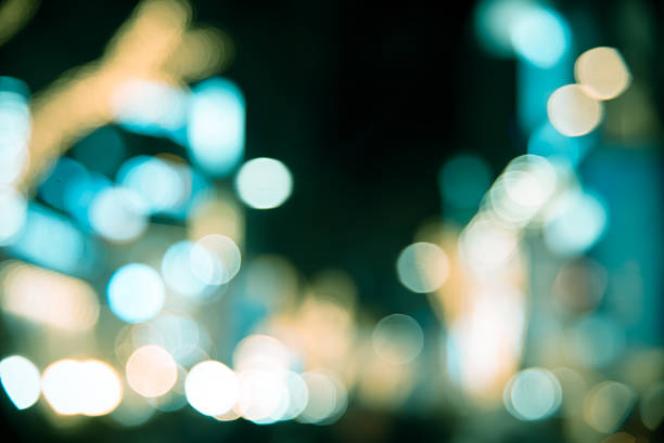 istock Defocused Bokeh in city at night 470083242
