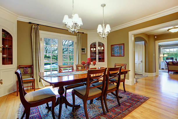 istock Elegant furnished dining room 470083481