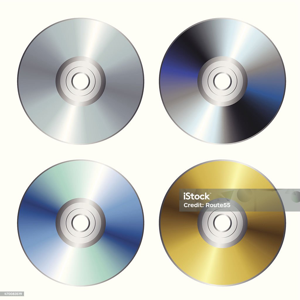 Disco compacto - Vetor de CD-ROM royalty-free