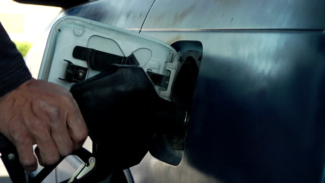 Pumping Gas in A Car