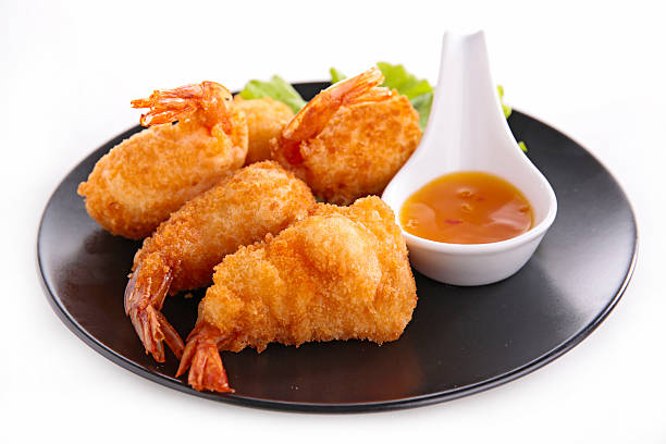 fried shrimp fried shrimp fritter photos stock pictures, royalty-free photos & images