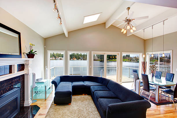istock Impressive living and dining room combination 470095639