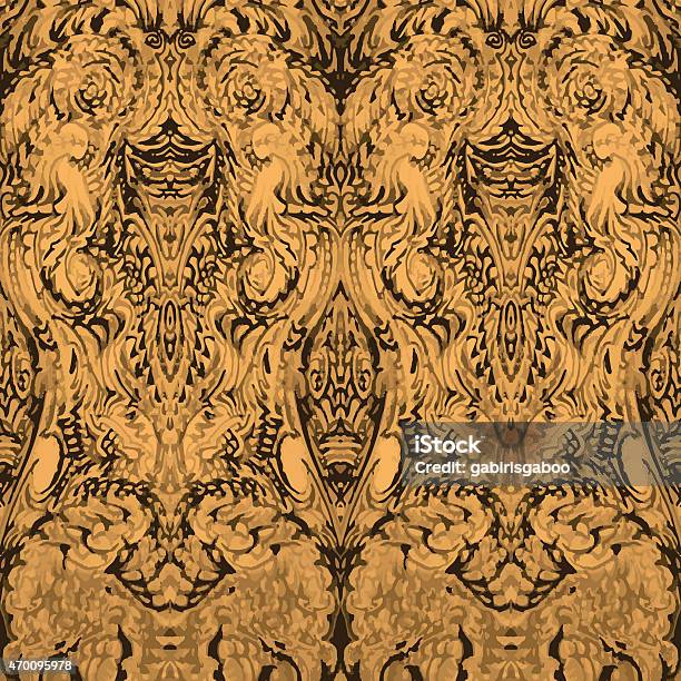 Rusting Gold Pattern Gold Rustic Pattern Stock Illustration - Download Image Now - 2015 ...
