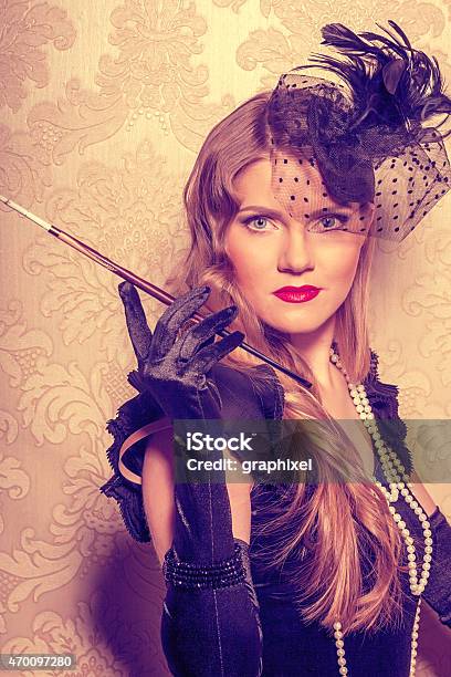 Vintage Portrait Stock Photo - Download Image Now - 2015, Adult, Adults Only