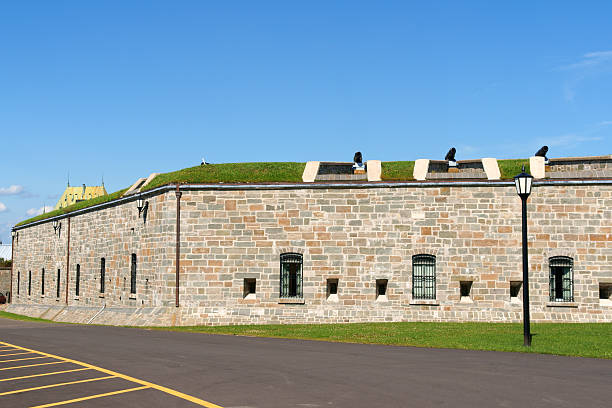 The Citadelle of Quebec City stock photo