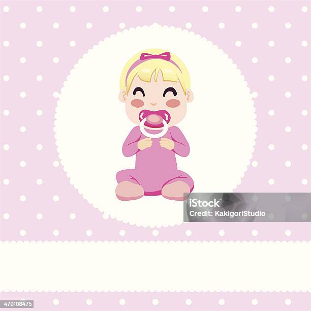 Baby Girl Design Stock Illustration - Download Image Now - Adult, Animal, Announcement Message