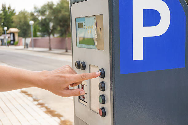 istock Adult male hand push the buttons 470115570