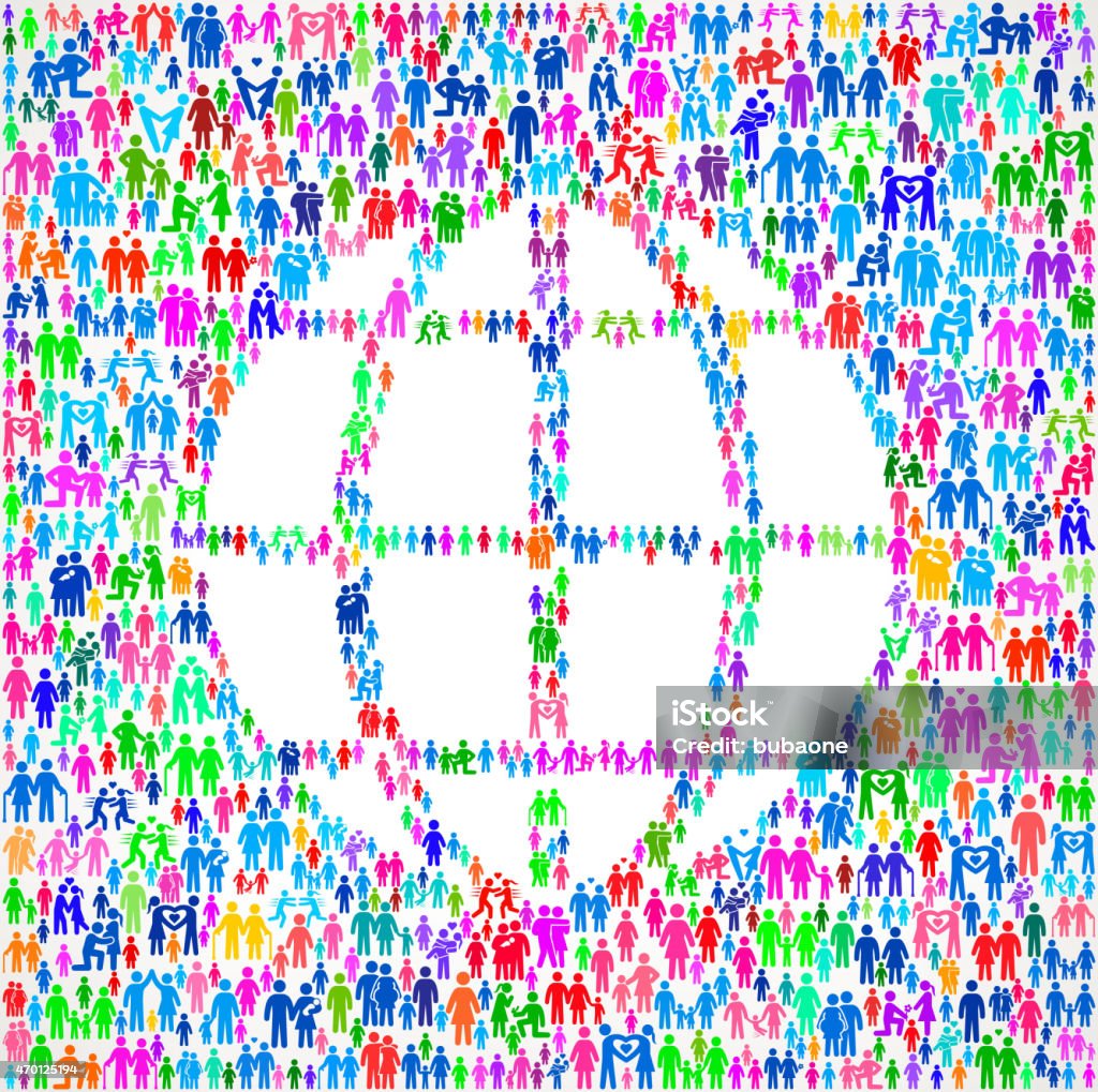 Pattern Background For Family Globe On Vector Family Pattern Background Stock Illustration - Download ...