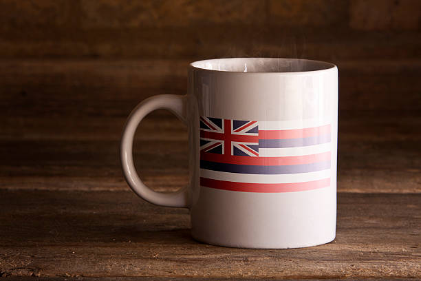 istock Hawaii Mug on Wooden Background 470134634