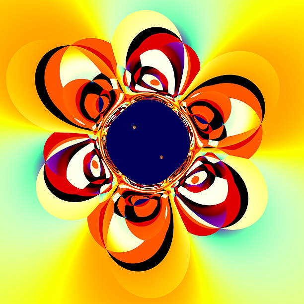 istock Abstract Floral Art. Unique Decorative Illustration. Surreal Digital Backdrop Design. 470137666
