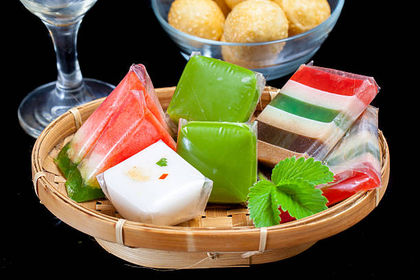 istock Indonesian Food Snacks market various cake 470140970