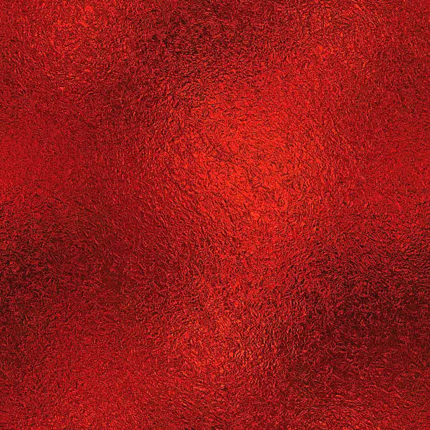 Photo of Red Foil Seamless Background Texture