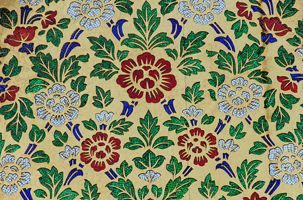 istock Floral Decorative Color Stained Glass. 470142036