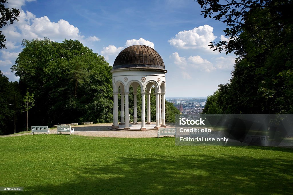 Monopteros Neroberg Wiesbaden - Foto de stock de 2015 libre de derechos