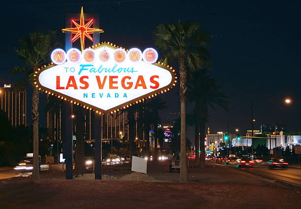Cтоковое фото Добро пожаловать в Лас-Вегас-знак