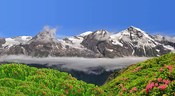 Wiesbachhorn in National Park Hohe Tauern, Austria