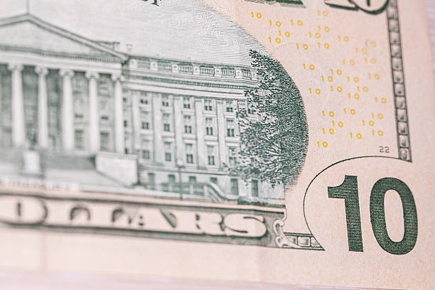 istock Back of a ten dollar bill 470157028