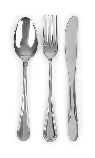 istock Cutlery set with Fork, Knife and Spoon 470158381