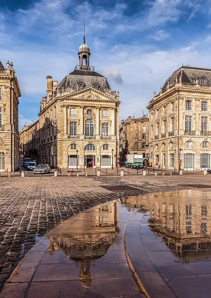 Photo of Place de la Bourse with reflection, Bordeauxe
