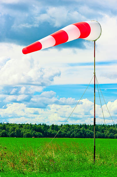 istock windsock at the airport shows wind direction 470162481