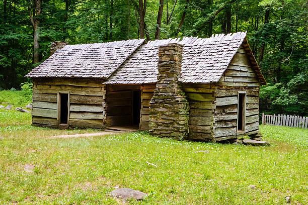 istock Log Cabin in the Woods 470163725