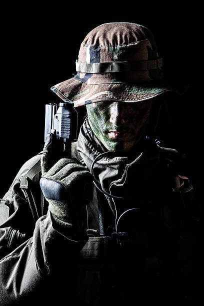 istock Jagdkommando soldier with pistol 470164094