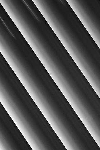 Semi-closed metallic blinds (details)