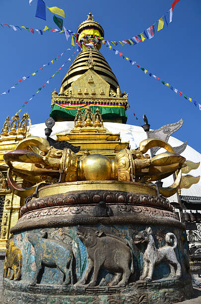 istock Kathmandu, Svayambunath, Buddhist vajra 470164759