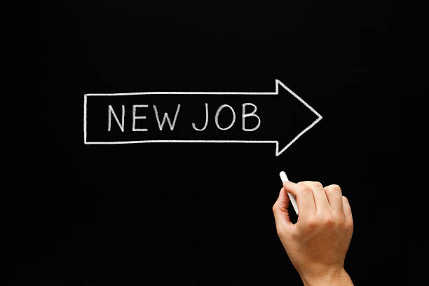 istock New Job Arrow Concept Blackboard 470166926