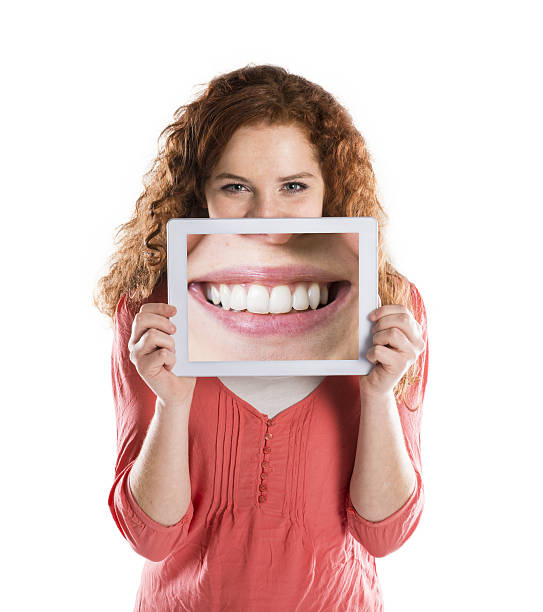 lustiger porträts - menschlicher zahn fotos stock-fotos und bilder