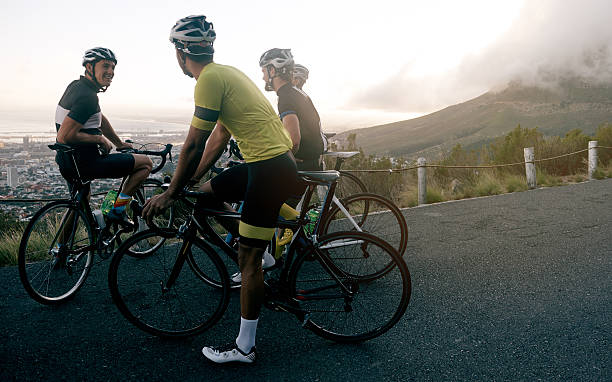 istock Stopping to discuss their route 470167658