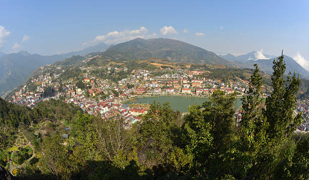 istock Sapa city, Vietnam 470167736