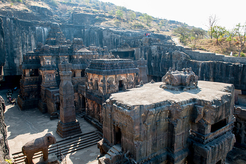 The Kailash Temple, the 16th cave of Ellora Caves, Aurangabad, India