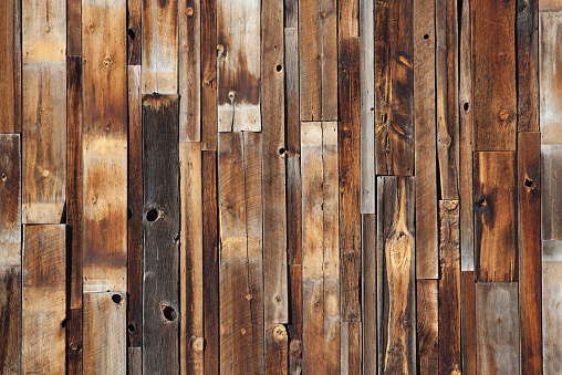 A wall of beautiful reclaimed barn wood. 