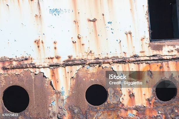 Shipwreck At The Pier Stock Photo - Download Image Now - 2015, Anchor - Vessel Part, Anchored