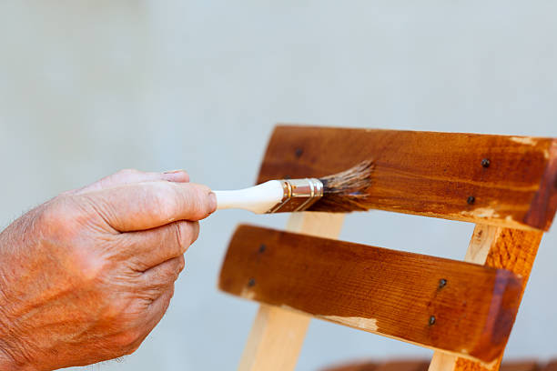 istock Painting chair 470175591