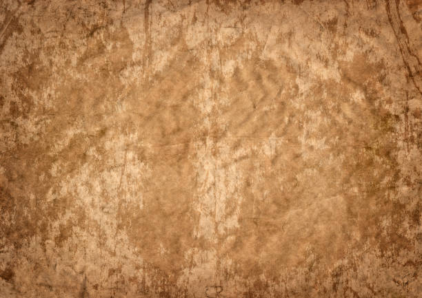 istock Brown Wrapping Paper Crumpled Mottled Vignette Grunge Texture 470176957