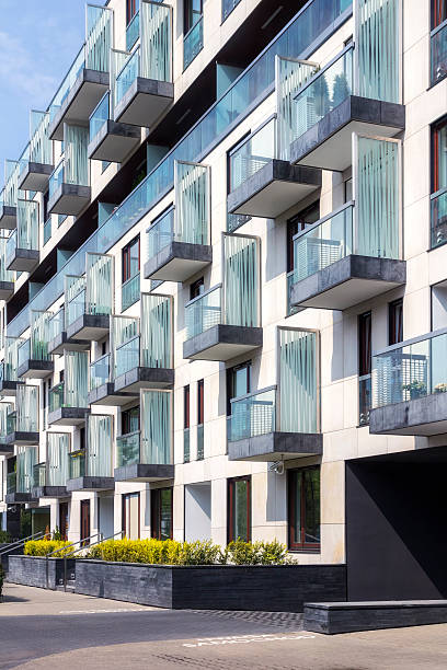 istock Modern complex of apartment buildings, Warsaw 470180658