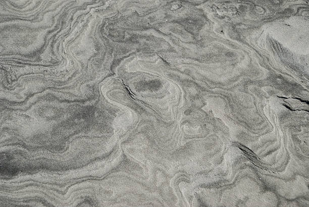 istock Black and White Sand Swirls 470182226