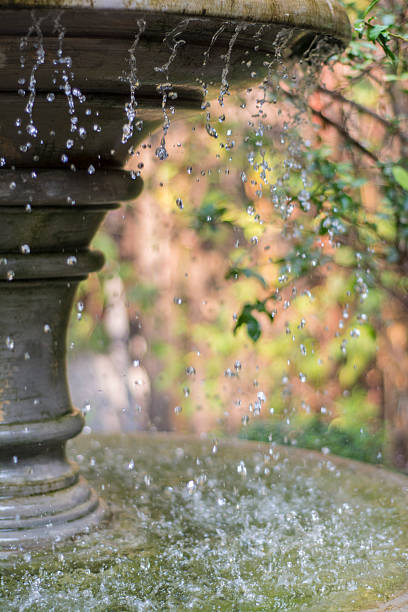istock Water drops in fountain 470182304